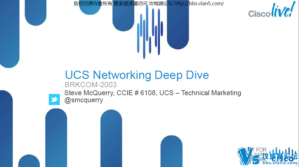 UCS Networking Deep Dive