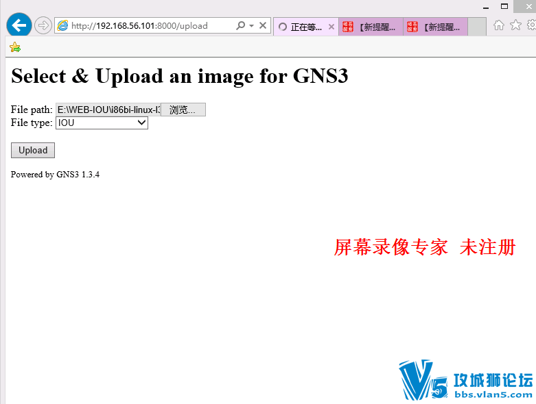 GNS3+IOU 1.3.4װƵ(20156)