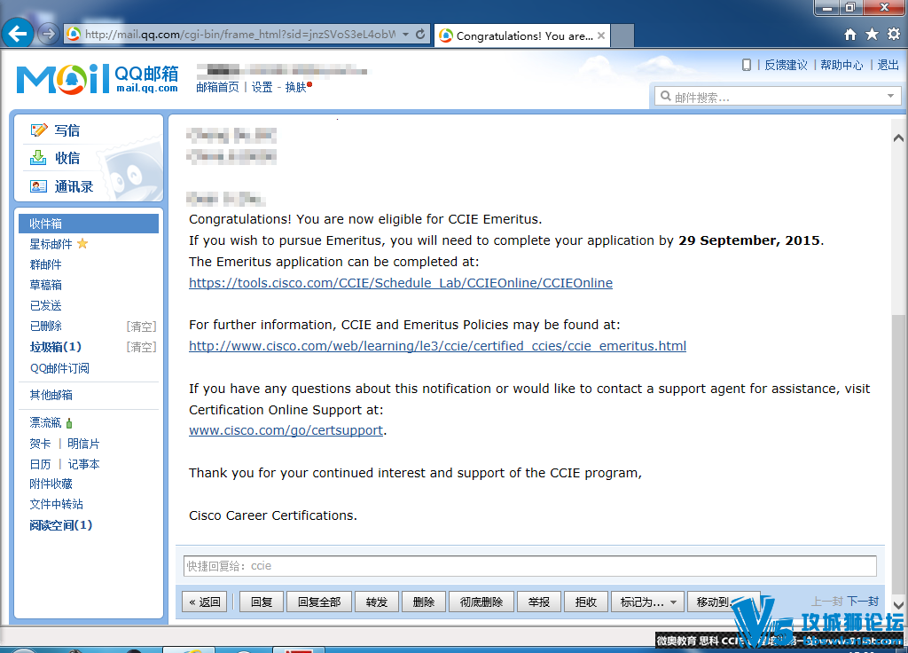 how to  Cisco CCIE Emeritus --- ͸ѾCCIE 10 --- ͷ