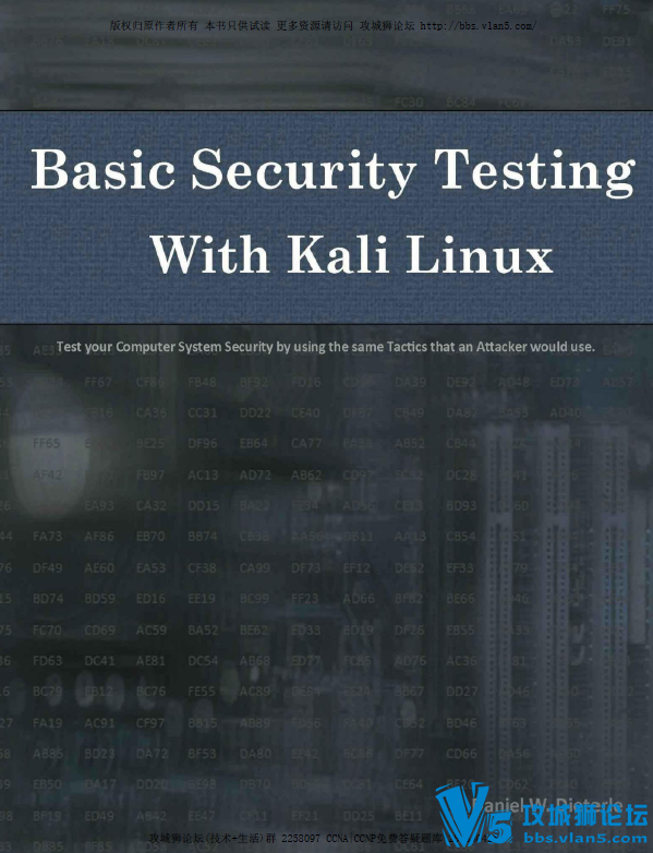 2015�������̽���Kali Linuxԭ��̲�Basic Security Testing With Kali Linux