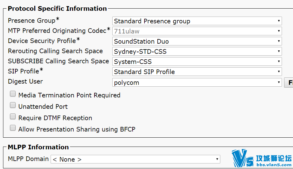 Polycom duo����绰ע�ᵽ˼��call manager(CUCM) 8.x ��ϸע�Ჽ��+�Ŵ�+�ܽ�+�ο�
