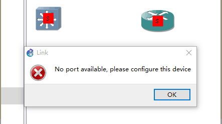 ̸ gns3ʾno port available, please configure this deviceʲô˼