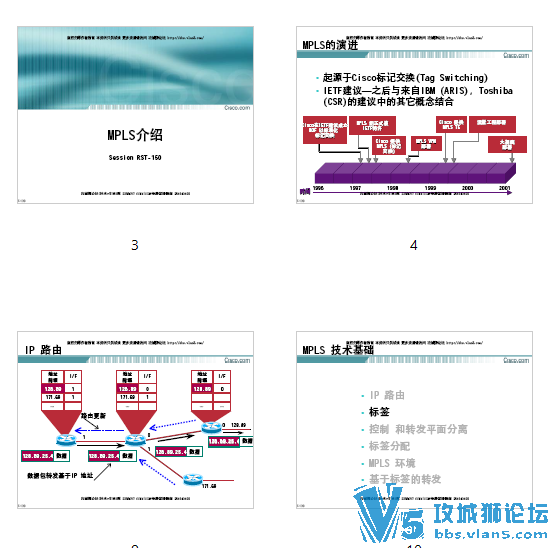 Cisco100页中文ppt 彻底搞懂MPLS的原理和配置