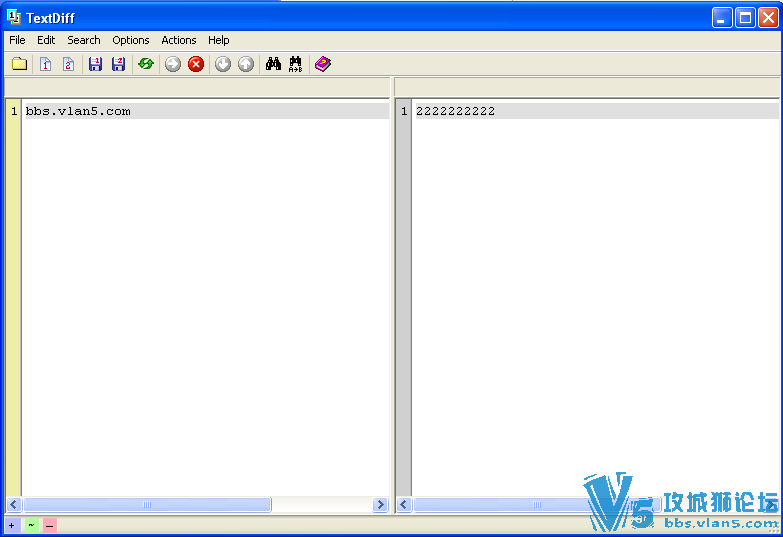 TextDiff һ������Դ������ı��ȽϹ���