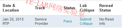 恭喜IE-LAB同学CCIE-SP顺利PASS