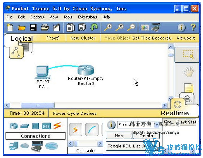 Packet Tracer 5.3CCNAʵ鹥(6)õ·