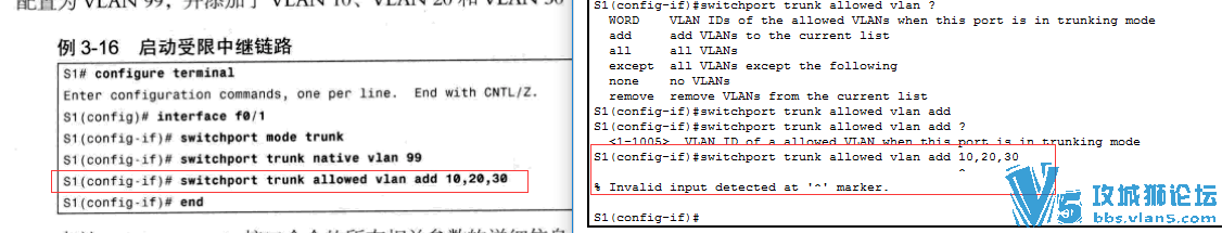switchport trunk allowed vlan��switchport trunk allowed vlan add��������...