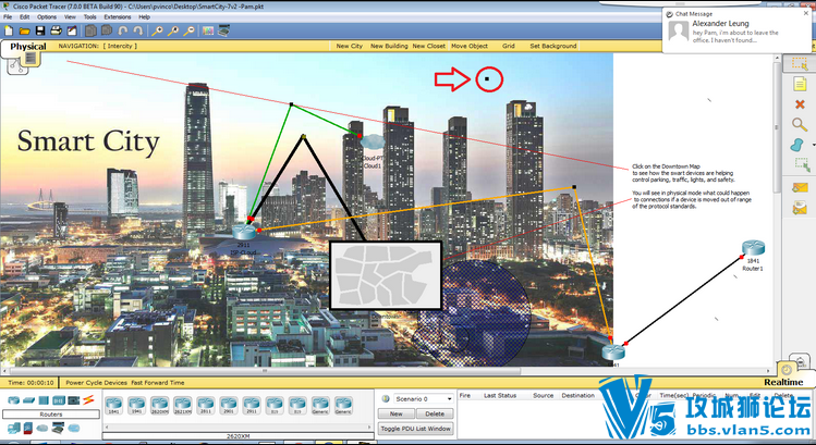 ˼�ƹٷ�ģ����Packet Tracer 7.0�����ڽ���7�·��� �������¹��ܺͽ�ͼ��