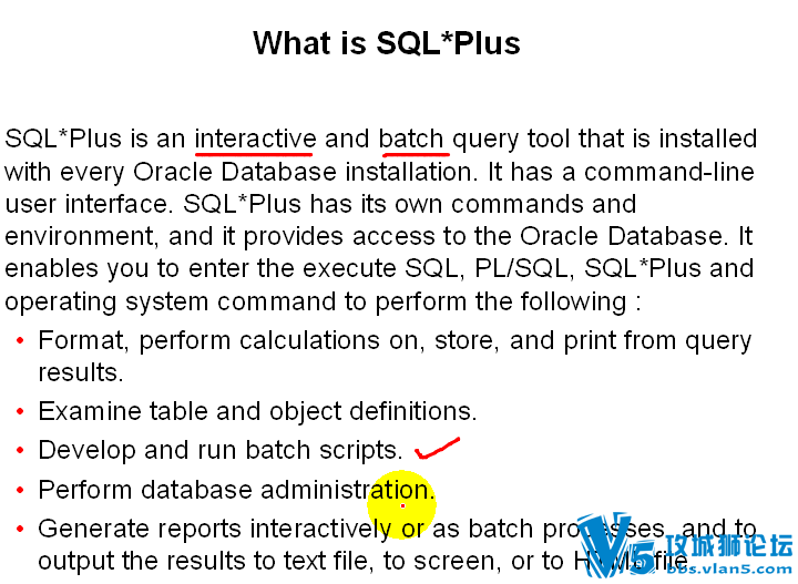[����]ORACLE SQL PLUS����ʹ�ü�������ѵ�̳̣�8��ȫ��������С����ʦ����