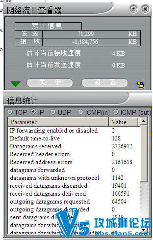 �������������鿴��(�ܲ��������+TCP+IP+UDP+ICMP��ʽ�鿴)