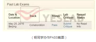 (yeslab协作ccie笔试pass啦)协作CCIE在你勤奋的路上