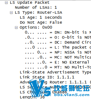 hello�����е�options�ֶΣ���lsa�����е�options�ֶΣ�λ����һ���ģ���������ɶ...