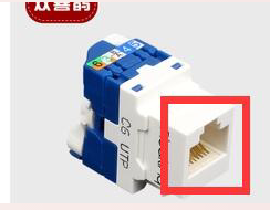 有人知道 一种模块 一端是RJ45网线接头,一端是连接网线的免打模块...这东西学名叫什么