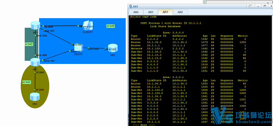 ����0������1���е���4.4.4.4��lsa��������������metric��һ�� �ģ�Ϊʲô��ѡ���...