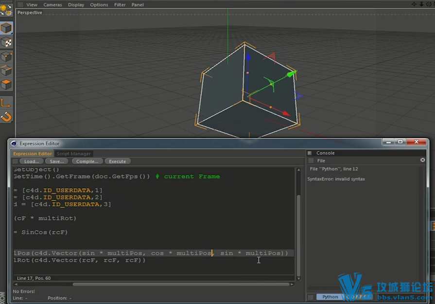 PythonűƵ̳(Python Scripting in Cinema4D) 10 ӢĽ 