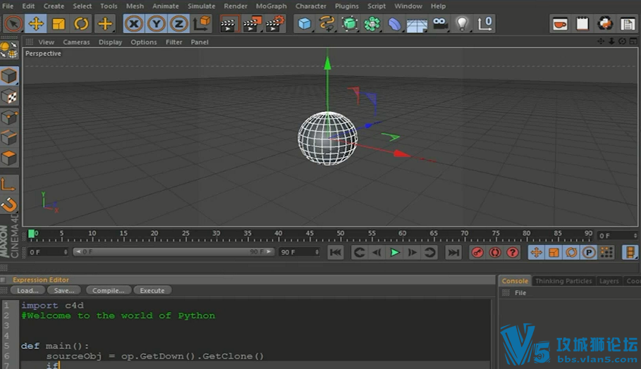 PythonűƵ̳(Python Scripting in Cinema4D) 10 ӢĽ 