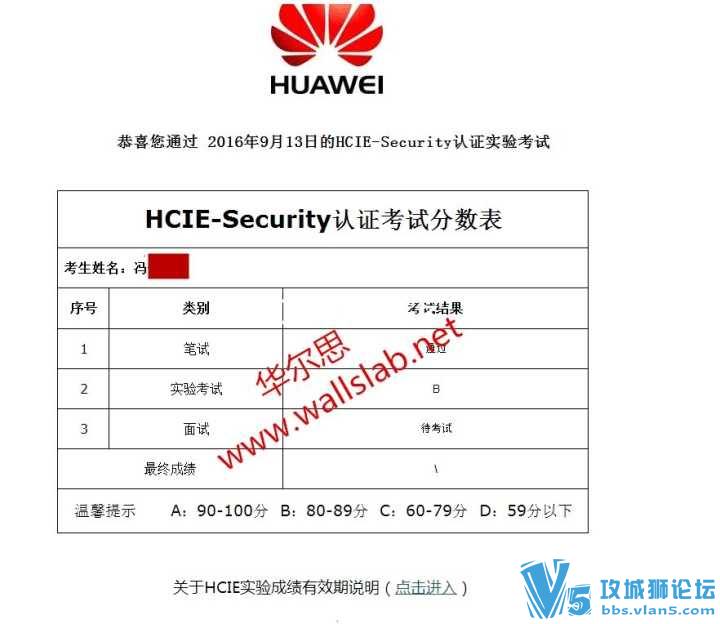 ϲ˼ͬѧ2016-9-13˳ͨΪHCIE SEC LAB