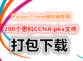 200��˼��CCNAʵ��PT pka�ļ�������� �ٷ�ȫ��ʵ��