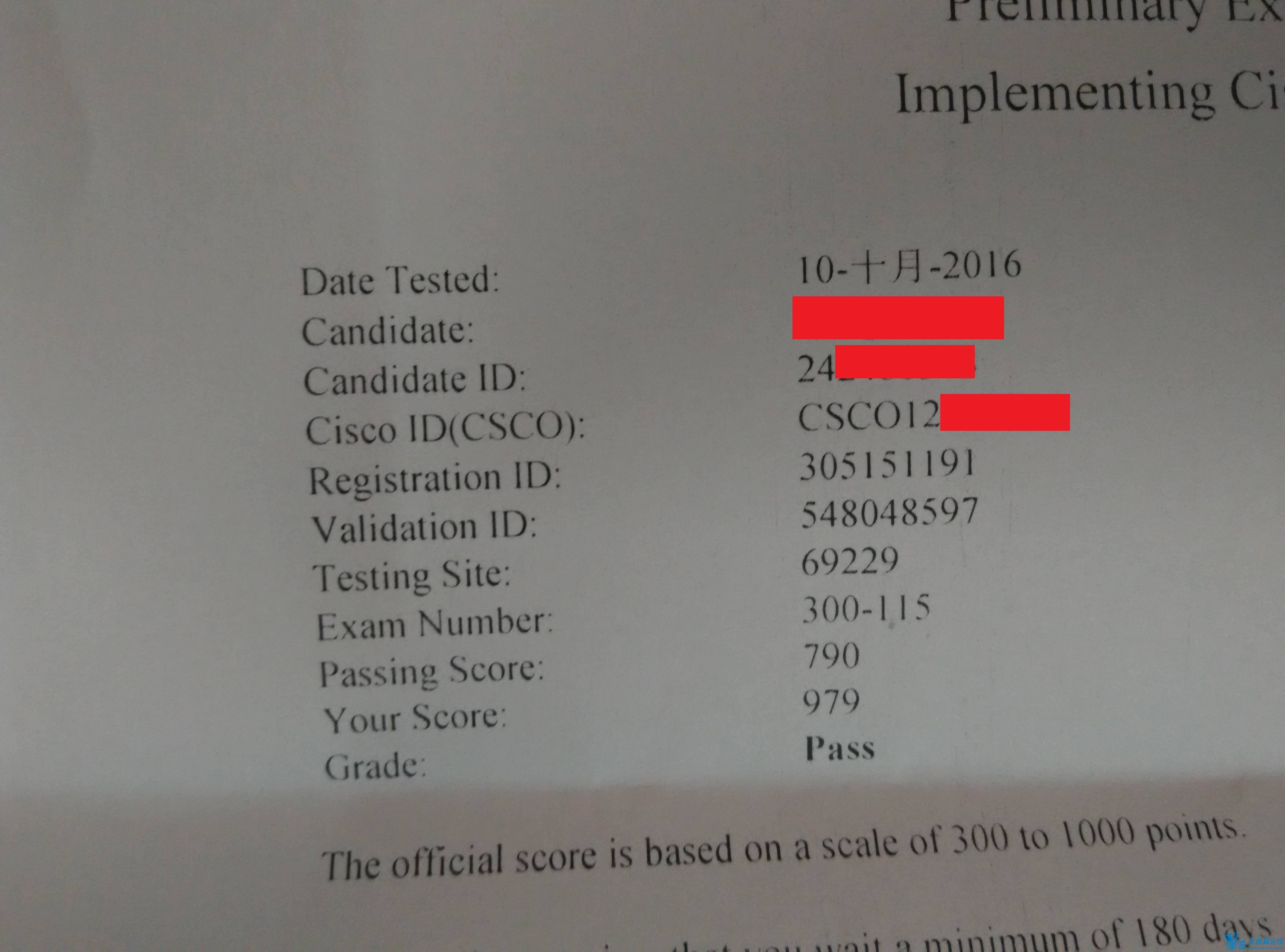 1010 300-115 979 Pass