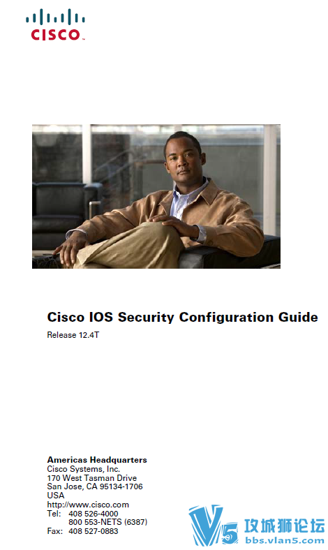 Cisco IOS Security Configuration Guide 12.4T 英文官方原版