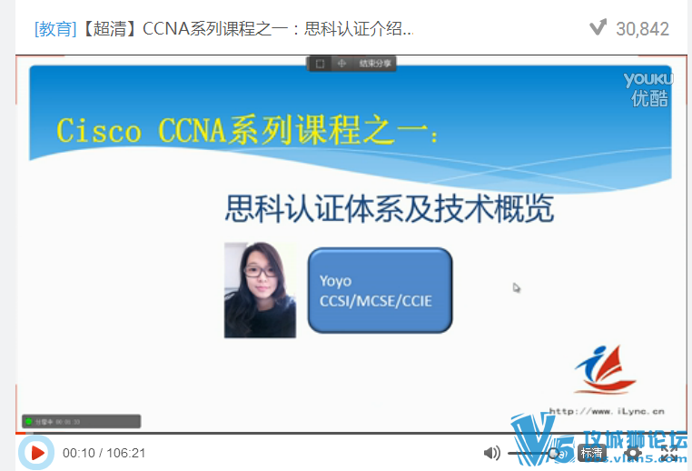 ��CCNA���ƽ���YOYO��ʦ12��ȫ����Ƶ