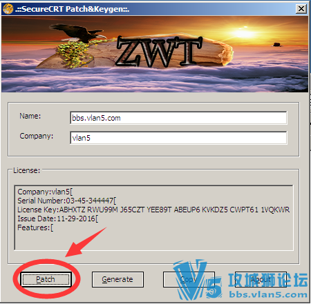 SecureCRT8.0���İ����ص�ַ ��ɫ��+ע���+��������(������ϸ��װ����)