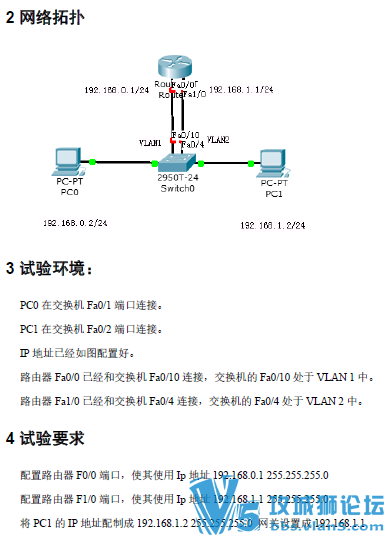 ��һ��CCNA�����PT�ֽ�ʵ����� ����ϸ����ͼ�������� show������