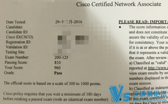 2016.12.29 CCNA200-125Ϻ960PASS