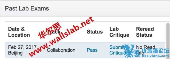 ϲ˼λͬѧ2017-2-27 PASS CCIE LAB
