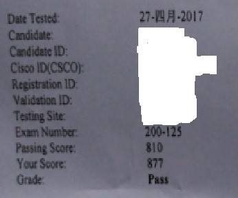 2017.4.27 ʯׯ CCNA pass