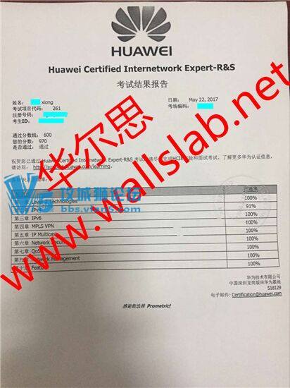 ϲ˼ͬѧ2017-5-22 ߷PASS HCIE RSԣ