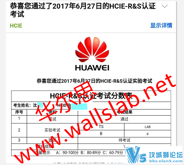 ϲ˼ͬѧ2017-6-27 һPASS HCIE RS LAB
