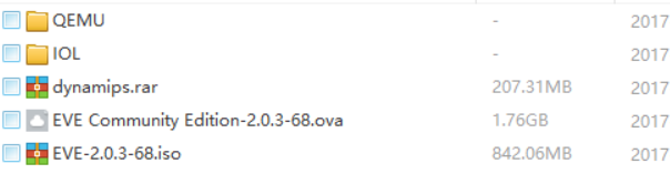 EVE2.0.3-68  ova ��IOL QEMU ����