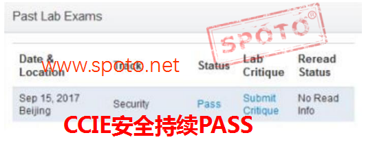SPOTO CCIE Sec 5.0 LABTS DIAG CFGȶ˵Ԥ䣡