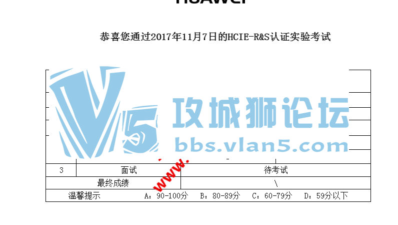 ϲ˼&ͬѧ2017-11-7˫˫PASS Ϊ HCIE RS LAB