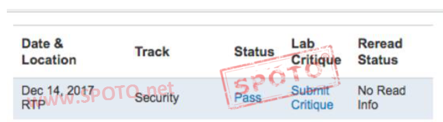 ϲSPOTOer CCIEȫPASSͨ730λCCIEѧȫSPOTO