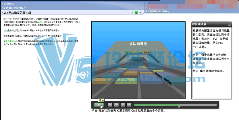 25秒 动画演示使用QoS处理流量的各个步骤【中英文版】