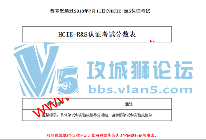 ϲ˼ͬѧ2018-7-11˳һpass HCIE RS  ԣ