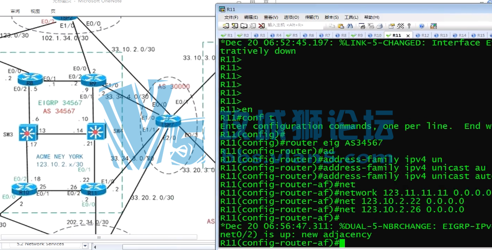 ˼Ƽ  CCIE RSv5 LAB1+ȫ׸ƵĿǰ԰汾