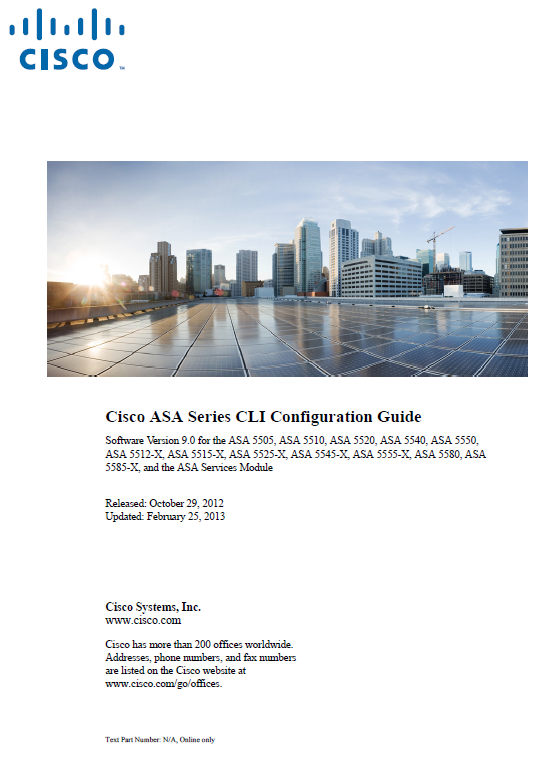 ASA9.0+命令行配置指南（英文原版）