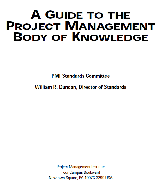 ����Pmbok ��pdf��ӡ�棨Ӣ�İ棩��Ŀ��������֪ʶ����