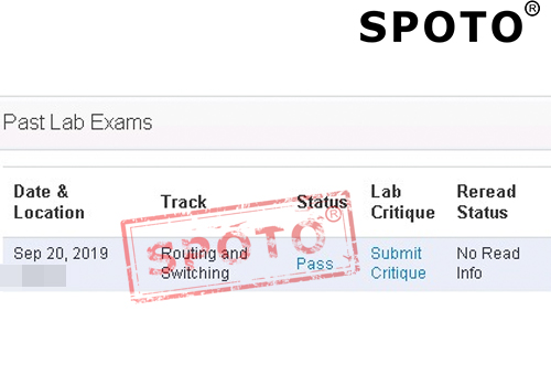 SPOTOϲ˼ѧԱ920 һPASS CCIE RS LABԣRSPASSϲ