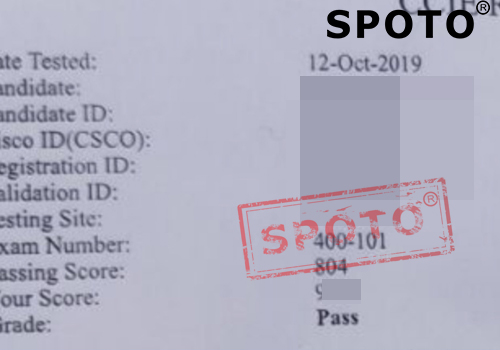 【SPOTO】最新CCIE RS笔试战况，恭喜八位思博学员 CCIE RS 笔试900+一次PASS哦！