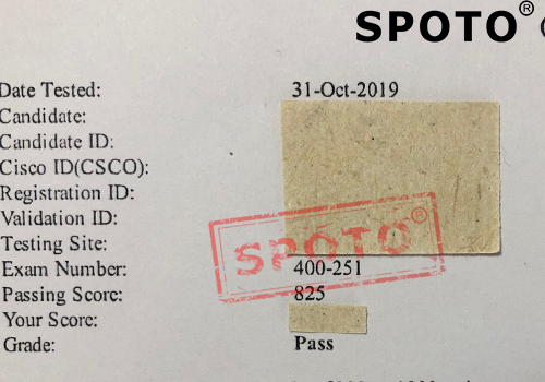 【SPOTO】恭喜4位思博学员于10月31号一次通过CCIE安全、SP、协作笔试！双11欢迎来询哦
