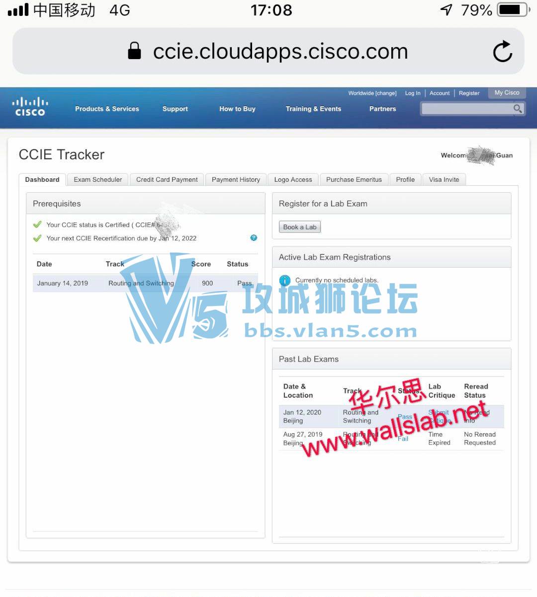 ϲ˼ͬѧ2020-01-12ձPass CCIE-RS LAB