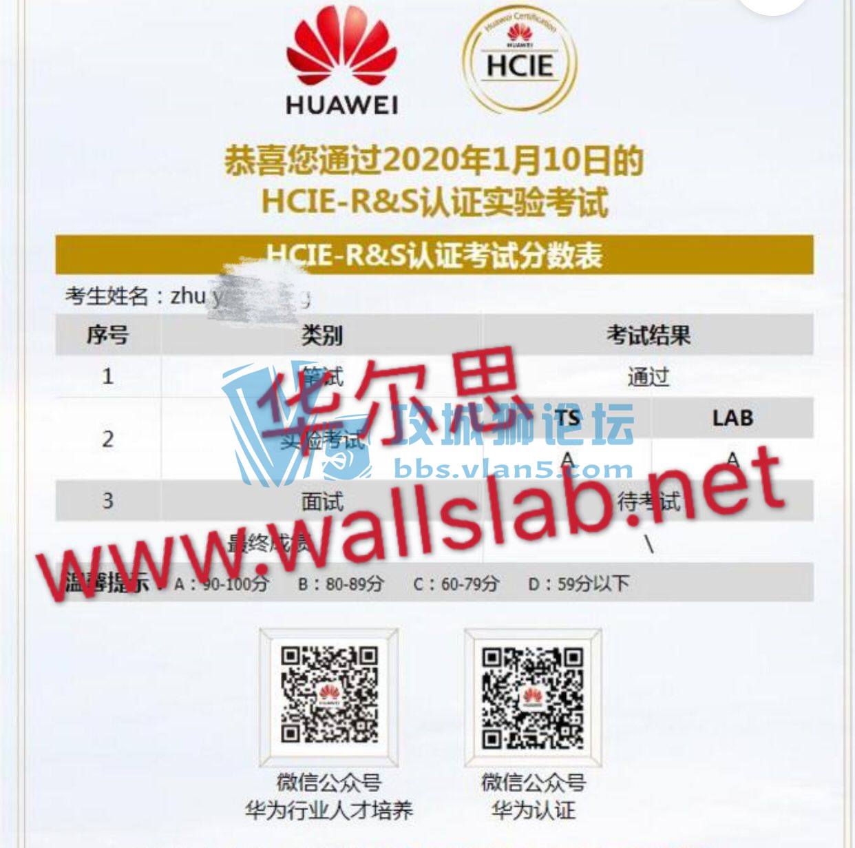 ϲ˼ͬѧ2020-01-10ձPASS HCIE-RS LAB