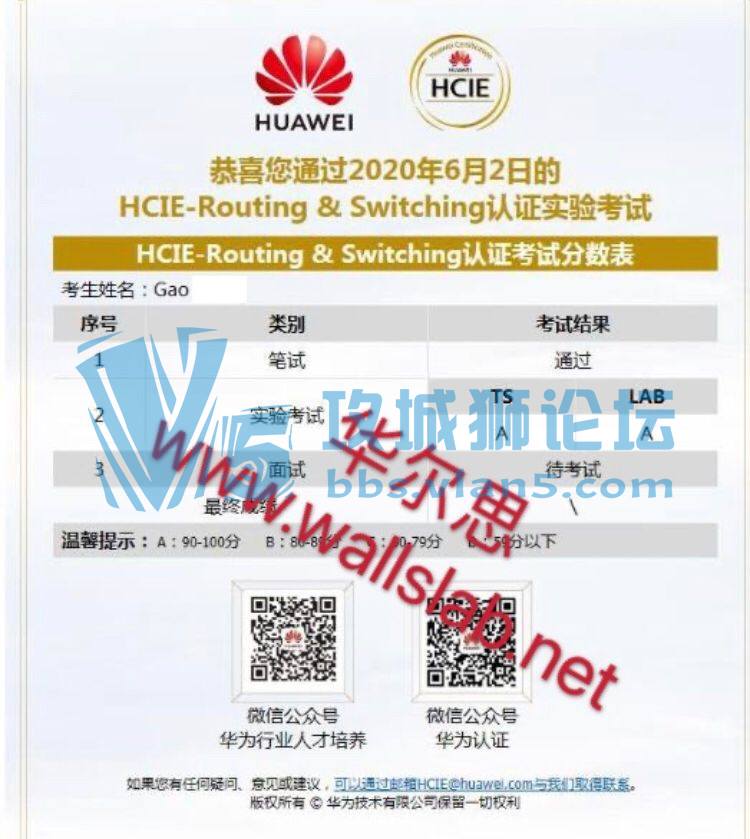 ϲ˼ͬѧ202062PASSΪHCIE-RS lab