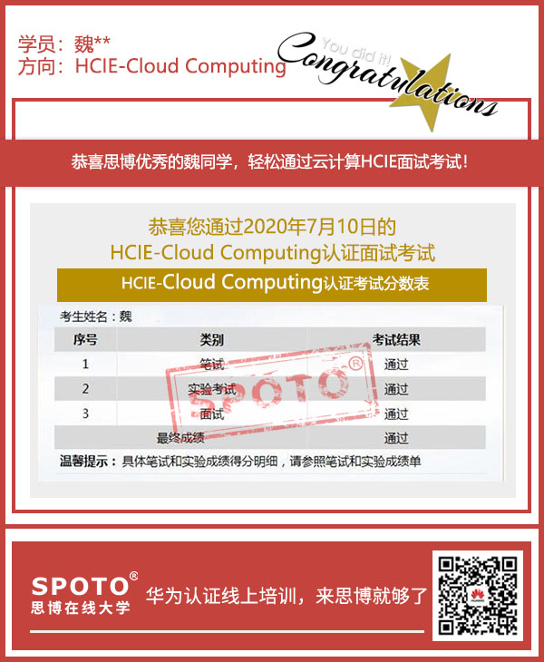˼κͬѧ710ͨHCIE-Cloud Computing Կԣ