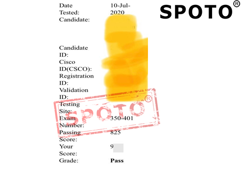 7月10号思博在线学员一次高分PASS CCIE R&S新版笔试(350-401)-第二位