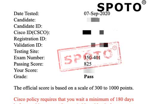  ��2020.09.07��CCNP(300-401)  ����ȶ�PASS